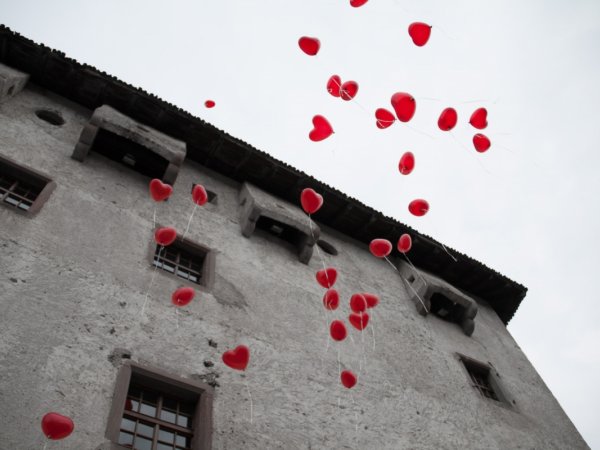 Luftballone Hochzeit Südtirol